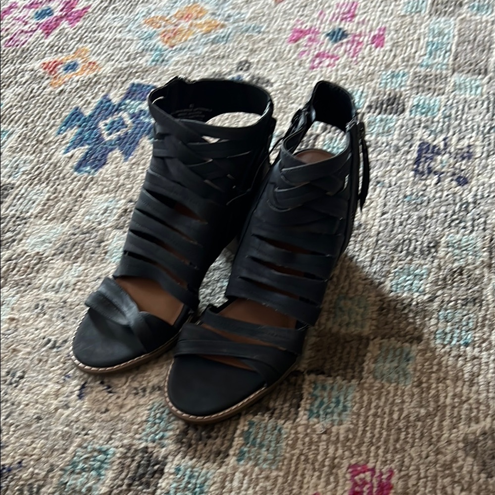 Strappy Black Sandals